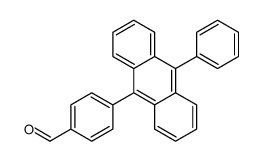 4-(10-phenylanthracen-9-yl)benzaldehyde结构式