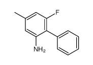 [1,1-Biphenyl]-2-amine,6-fluoro-4-methyl-(9CI) structure