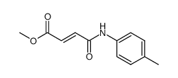 methyl (E)-4-oxo-4-(p-tolylamino)but-2-enoate结构式