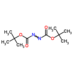 偶氮二甲酸二叔丁酯结构式