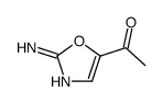 1-(2-氨基-5-噁唑)-乙酮(9ci)结构式