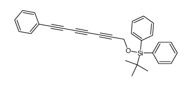 1-(tert-butyldiphenylsilanyloxy)-7-phenyl-2,4,6-heptatriyne Structure