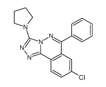 8-chloro-6-phenyl-3-pyrrolidin-1-yl-[1,2,4]triazolo[3,4-a]phthalazine Structure