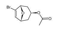 exo-3-acetoxy-6-bromo-8-oxabicyclo<3.2.1>oct-6-enes结构式