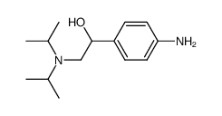 1-(p-Aminophenyl)-2-(diisopropylamino)-aethanol结构式