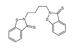 2-[4-(3-sulfanylidene-1,2-benzothiazol-2-yl)butyl]-1,2-benzothiazole-3-thione Structure