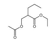 ethyl 2-(acetyloxymethyl)pentanoate Structure