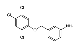 3-[(2,4,5-trichlorophenoxy)methyl]aniline结构式