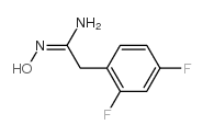 2-(2,4-difluoro-phenyl)-n-hydroxy-acetamidine Structure