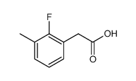 Benzeneacetic acid, 2-fluoro-3-methyl Structure