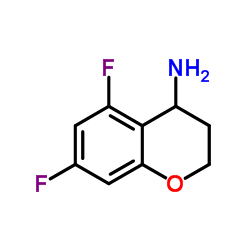 5,7-difluoro chroman-4-amine Structure