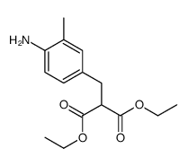 diethyl 2-[(4-amino-3-methylphenyl)methyl]propanedioate Structure