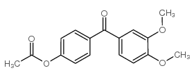 4-ACETOXY-3',4'-DIMETHOXYBENZOPHENONE Structure