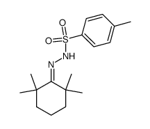 2,2,6,6-Tetramethylcyclohexanon-p-tolylsulfonylhydrazon结构式