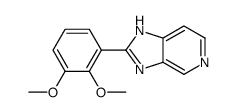 2-(2,3-dimethoxyphenyl)-3H-imidazo[4,5-c]pyridine结构式