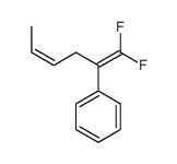 1,1-difluorohexa-1,4-dien-2-ylbenzene结构式