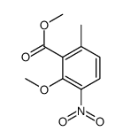 methyl 2-methoxy-6-methyl-3-nitrobenzoate结构式