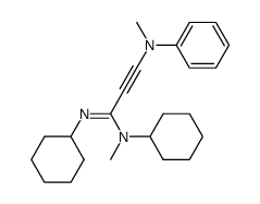 N1,N2-Dicyclohexyl-N1-methyl-3-propiolamidin结构式
