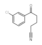 5-(3-CHLOROPHENYL)-5-OXOVALERONITRILE structure