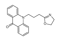 10-[3-(4,5-dihydro-1,3-oxazol-2-yl)propyl]acridin-9-one Structure