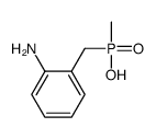 (2-aminophenyl)methyl-methylphosphinic acid Structure