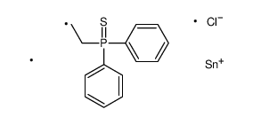 2-[chloro(dimethyl)stannyl]ethyl-diphenyl-sulfanylidene-λ5-phosphane结构式