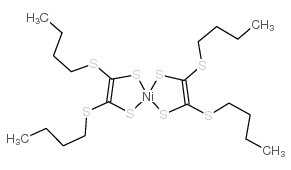 bis[1,2-bis(butylthio)-1,2-ethenedithiolato]nickel(ii) complex picture