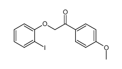 2-(2-iodophenoxy)-1-(4-methoxyphenyl)ethanone结构式