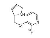 3-[[(2S)-2,5-dihydro-1H-pyrrol-2-yl]methoxy]-2-fluoranylpyridine Structure