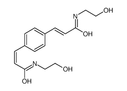N-(2-hydroxyethyl)-3-[4-[3-(2-hydroxyethylamino)-3-oxoprop-1-enyl]phenyl]prop-2-enamide Structure