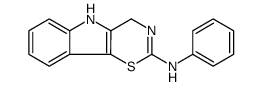 N-phenyl-4,5-dihydro-[1,3]thiazino[5,6-b]indol-2-amine Structure