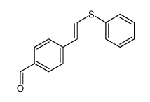 4-(2-phenylsulfanylethenyl)benzaldehyde结构式