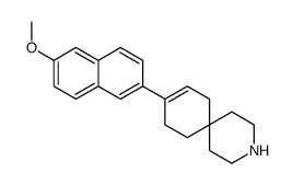 9-(6-methoxynaphthalen-2-yl)-3-azaspiro[5.5]undec-9-ene Structure