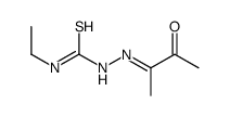 1-ethyl-3-(3-oxobutan-2-ylideneamino)thiourea Structure