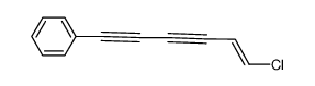 (E)-1-chloro-6-phenyl-1-hexene-3,5-diyne结构式