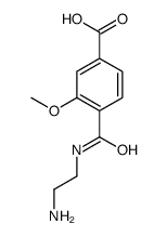 4-(2-aminoethylcarbamoyl)-3-methoxybenzoic acid结构式