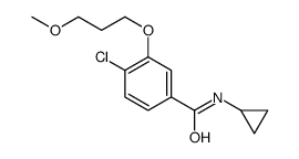 4-chloro-N-cyclopropyl-3-(3-methoxypropoxy)benzamide Structure