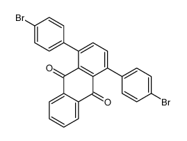 1,4-bis(4-bromophenyl)anthracene-9,10-dione结构式