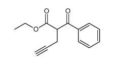 ethyl 2-benzoyl-4-pentynoate Structure