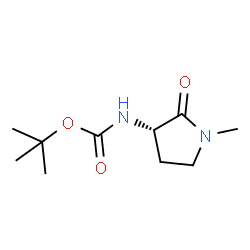 tert-butyl (S)-1-methyl-2-oxopyrrolidin-3-ylcarbamate Structure