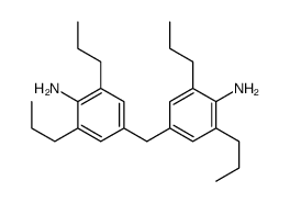 4-[(4-amino-3,5-dipropylphenyl)methyl]-2,6-dipropylaniline结构式