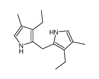 3-ethyl-2-[(3-ethyl-4-methyl-1H-pyrrol-2-yl)methyl]-4-methyl-1H-pyrrole Structure