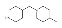 4-methyl-1-(piperidin-4-ylmethyl)piperidine Structure