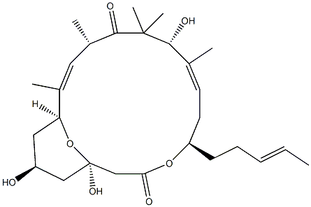 20,21-Didehydroacutiphycin结构式