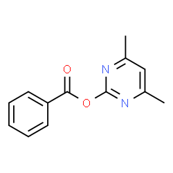 Benzoic acid 4,6-dimethyl-pyrimidin-2-yl ester picture