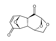 1,4:6,10-Diepoxy-2H-cycloheptdoxepin-5,9(1H,4H)-dione, 5a,6,10,10a-tetrahydro-, (1.alpha.,4.alpha.,5a.alpha.,6.beta.,10.beta.,10a.alpha.)-结构式