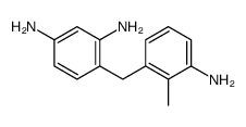 4-[(3-amino-2-methylphenyl)methyl]benzene-1,3-diamine结构式