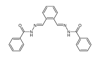 benzene-1,2-dicarbaldehyde bis-benzoyl hydrazide Structure