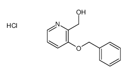 (3-phenylmethoxypyridin-2-yl)methanol,hydrochloride Structure