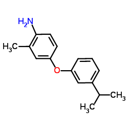 4-(3-Isopropylphenoxy)-2-methylaniline结构式